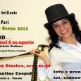 Non perdete, Giovedì 25 Ottobre, ore 21.00, presso il Teatro Coopuf, in Via C. de Cristoforis, 5 Varese, il Monologo Brillante di e con Clarissa Pari, grande attrice, autrice, coreografa, cabarettista e vincitrice del Premio Dario FO 2007.