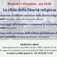 Fondazione Ambrosiana Paolo VI - Istituto di Studi Religiosi "Nuova evangelizzazione e libertà religiosa": appuntamento martedì 11 dicembre alle ore 18.00.