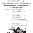 Giovedì 3 Ottobre 2013 alle ore 10.30 presso Tiro A Segno di Somma Lombardo si terrà una conferenza stampa per presentare “Finale campionati italiani 300 m” che si svolgeranno nei giorni di 11-12-13 ottobre 2013. […]