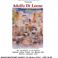Lorenzo Schievenin Boff presenta la mostra di Adolfo di Leone: "Luoghi della memoria" presso la Galleria Oriana Fallaci di Somma Lombardo. L'inaugurazione sarà Sabato 19 Ottobre alle ore 18.00.