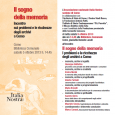 "Il sogno della memoria", Italia Nostra, sezione di Como, invita Sabato 5 Ottobre 2013, presso la Biblioteca Comunale, alle                     h. 14.45,  all'incontro sui problemi e le ricchezze degli archivi di Como. 

 