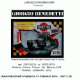 Domenica 19 gennaio 2014, alle ore 11, presso la Galleria Oriana Fallaci di Somma Lombardo, Via Briante 12/b, si terrà l'inaugurazione della mostra di Giorgio Benedetti a cura di Lorenzo Schievenin Boff.
