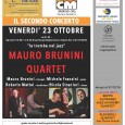 venerdì 23 ottobre alle ore 21:00 presso il Centro Formazione Musicale di Barasso, il secondo appuntamento stagionale del 67 Jazz Club Varese che in occasione presenta il concerto "La tromba nel Jazz", tenuto dal Mauro Brunini Quartet.