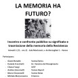   Giovedì 3 novembre p.v. alle ore 21.00 presso la Sala Montanari di Varese (via dei Bersaglieri, 1) è in programma un incontro e confronto pubblico sul significato e la trasmissione della memoria della Resistenza. […]