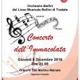     Concerto dell’Immacolata giovedì 8 dicembre (ore 21.00) all’Oratorio di San Martino a Malnate con la partecipazione dell’Orchestra Bellini del Liceo Musicale di Tradate. Ingresso libero.