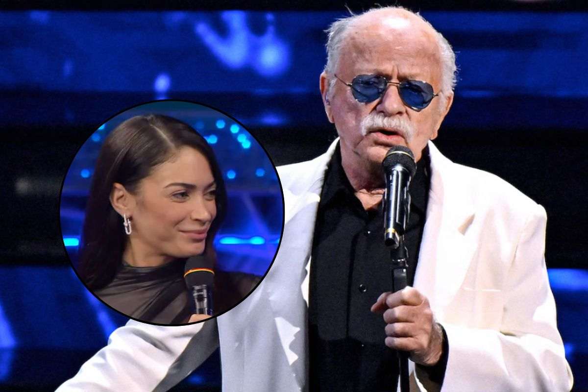 Il cantautore Gino Paoli ed Elodie