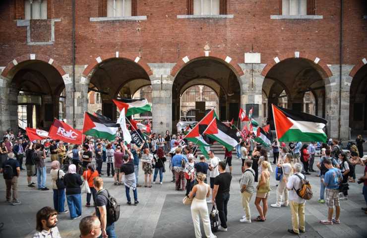 Proteste in favore della Palestina in Italia