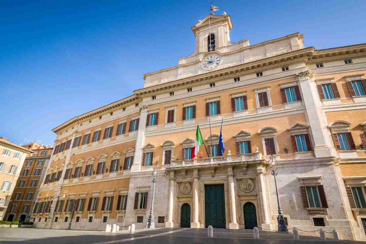 edificio del parlamento italiano